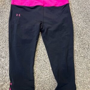 Under Armour Black and Pink Leggings